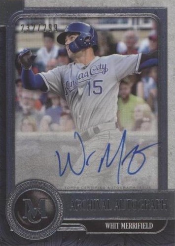 2019 Topps Museum Collection - Whit Merrifield #AA-WM