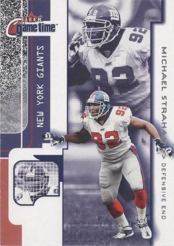 2001 Fleer Game Time Michael Strahan #55
