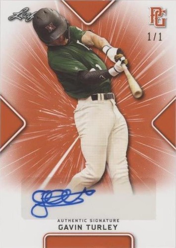 2021 Leaf Perfect Game National Showcase - Gavin Turley #BA-GT1