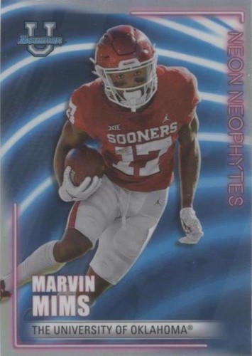 2022-23 Bowman's Best University Marvin Mims #NN-9