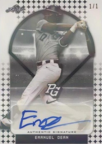 2018 Leaf Perfect Game National Showcase - Emanuel Dean #BA-ED1