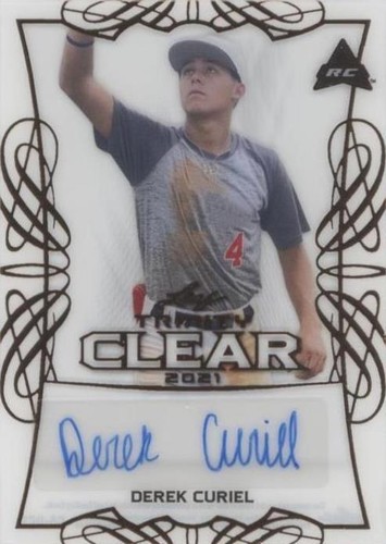 2021 Leaf Trinity - Derek Curiel #CA-DC1