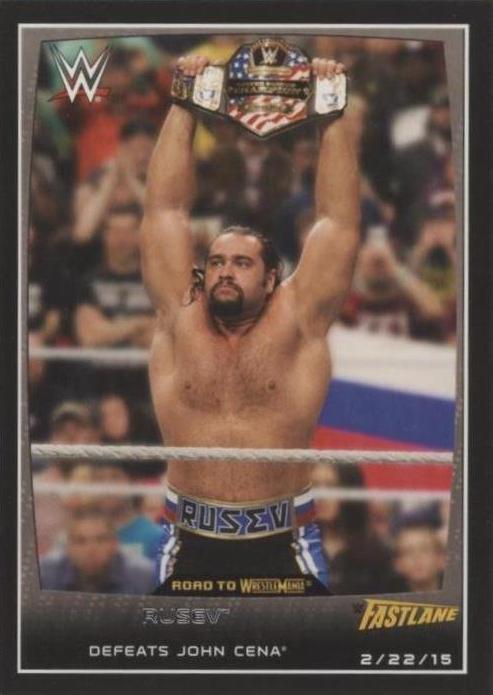2015 Topps WWE Road to Wrestlemania - Rusev #94