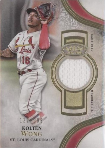 2021 Topps Tier One Auto Jersey Relic Kolten Wong #071/100