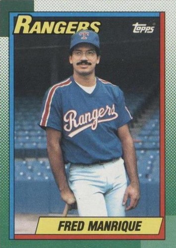 1990 Topps - Fred Manrique #242