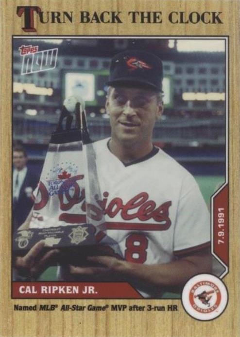 2020 Topps Now Turn Back the Clock - Cal Ripken #101