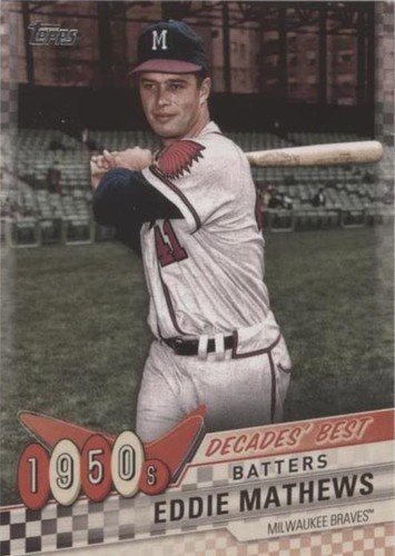 2020 Topps - Eddie Mathews #DB-12