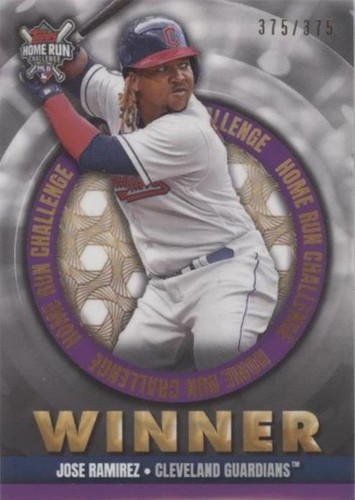 2022 Topps Home Run Challenge Winners - Jose Ramirez #HRCW-28