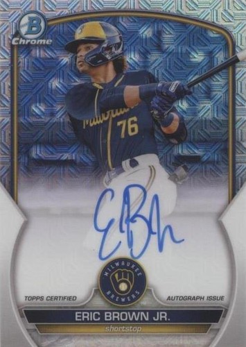2023 Bowman - Eric Brown #BMA-EB