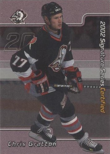 2001-02 In the Game Be A Player Signature Series - Chris Gratton #C-8
