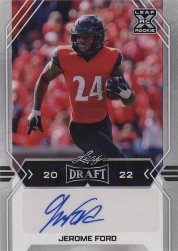 2022 Leaf Draft Jerome Ford #BA-JF1