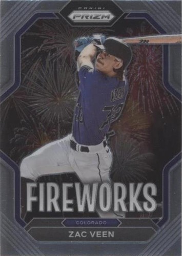 2023 Panini Prizm Zac Veen #148 Ruby Wave Prizm Colorado