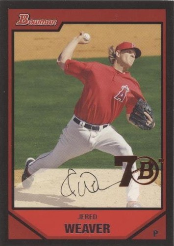 2017 Bowman - Jered Weaver #2007-4