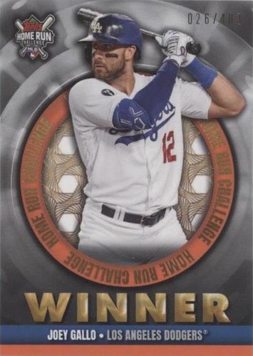 2022 Topps Home Run Challenge Winners - Joey Gallo #HRCW-32