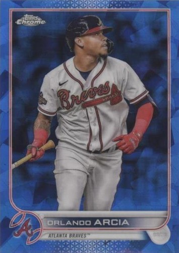 2022 Topps Chrome Update Series Sapphire Edition - Orlando Arcia #US169
