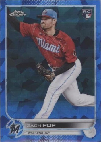 2022 Topps Chrome Sapphire Edition - Zach Pop #108
