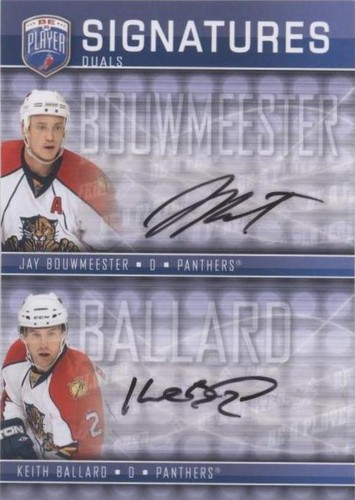2008-09 Upper Deck Be a Player - Jay Bouwmeester Keith Ballard #S2-JK