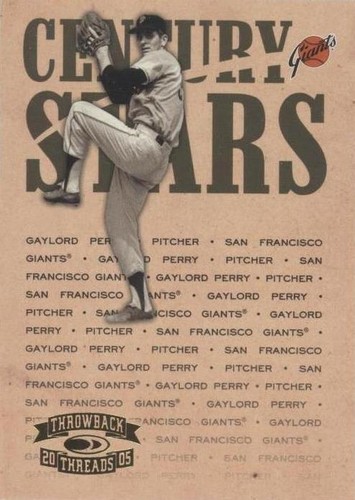 2005 Donruss Throwback Threads - Gaylord Perry #CS-36
