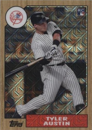 2017 Topps Silver Pack 1987 Design Chrome - Tyler Austin #87-TA