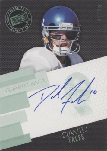 2014 Press Pass David Fales #PPS-DF