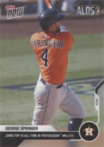 2020 Topps Now - George Springer #371