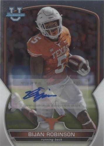 2022 Bowman University Chrome Bijan Robinson #70