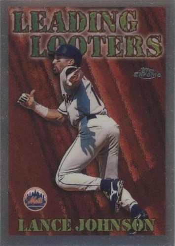 1997 Topps Chrome - Lance Johnson #SB25