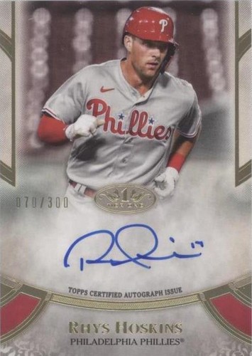 2021 Topps Tier One - Rhys Hoskins #PPA-RH