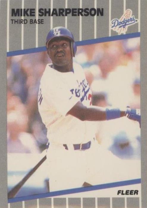 1989 Fleer - Mike Sharperson #72