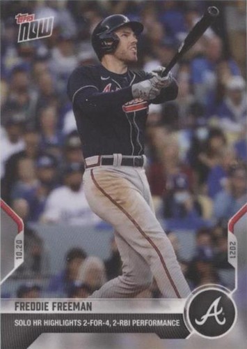 2021 Topps Now - Freddie Freeman #999