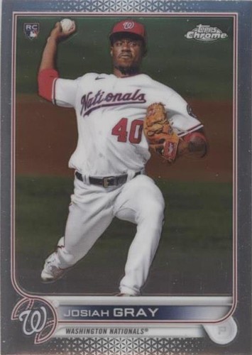 2022 Topps Chrome - Josiah Gray #160