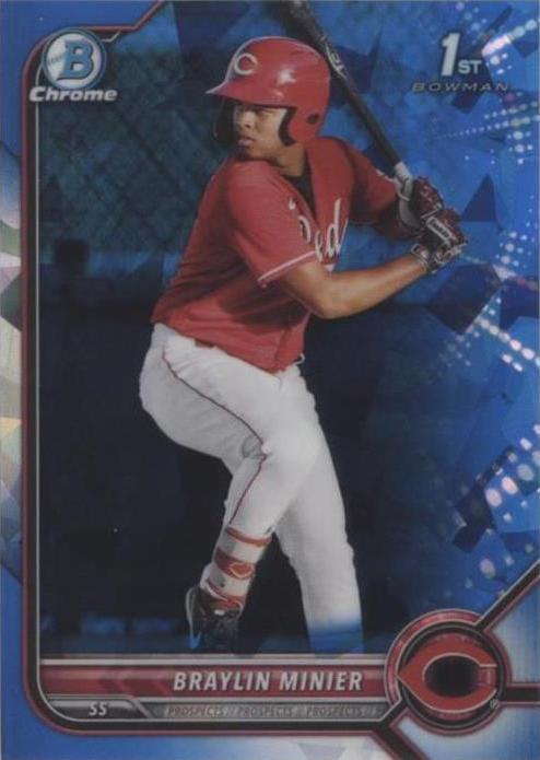 2022 Bowman Sapphire Edition - Braylin Minier #BCP-93