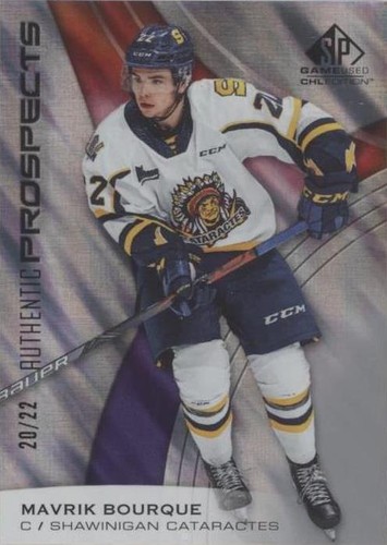 2019-20 Upper Deck SP Game Used CHL Edition - Mavrik Bourque #9