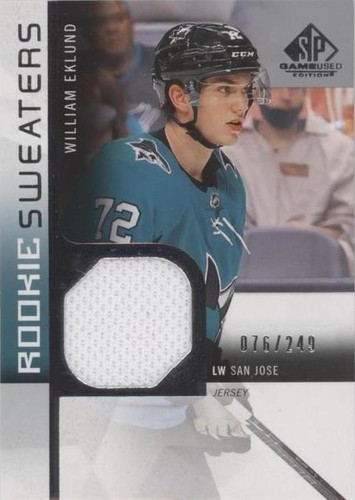 2021-22 Upper Deck SP Game Used - William Eklund #RS-WE