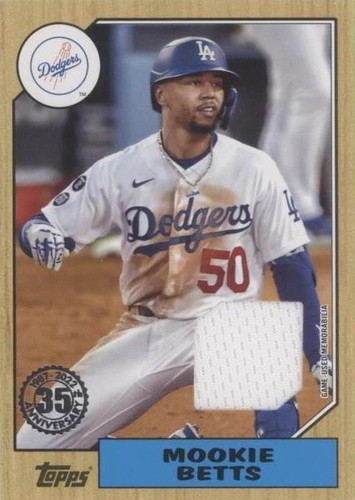 2022 Topps Series 2 - Mookie Betts #87BR-MB
