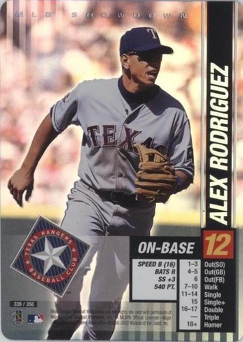 2002 MLB Showdown - Alex Rodriguez #339