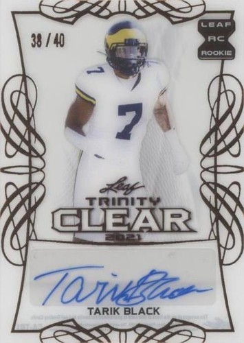 2021 Leaf Trinity Tarik Black #CA-TB1