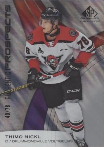 2019-20 Upper Deck SP Game Used CHL Edition - Thimo Nickl #41