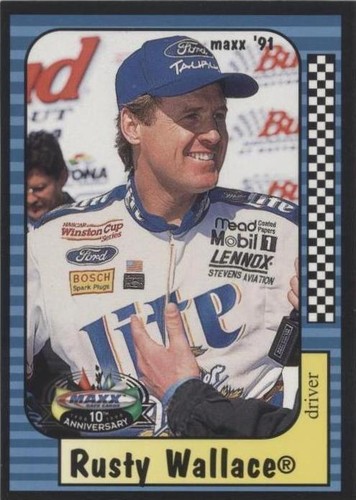 1998 Upper Deck Maxx 10th Anniversary - Rusty Wallace #101