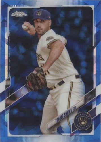 2021 Topps Chrome Update Series Sapphire Edition - Travis Shaw #US149
