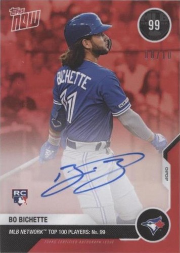 2020 Topps Now MLB Network Top 100 Players - Bo Bichette #MN99D
