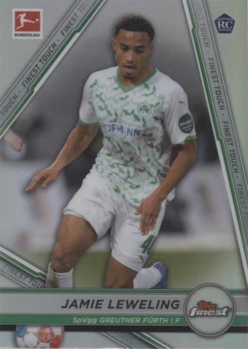2021-22 Topps Finest Bundesliga Jamie Leweling #FT-JL
