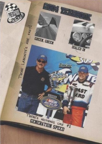 2005 Press Pass - Justin Labonte Terry Labonte #96