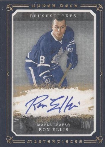 2008-09 Upper Deck Masterpieces - Ron Ellis #MB-EL