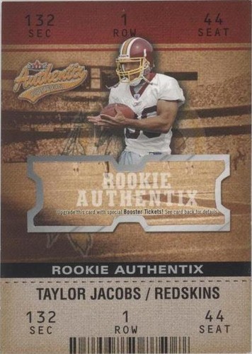 2003 Fleer Authentix Taylor Jacobs #102