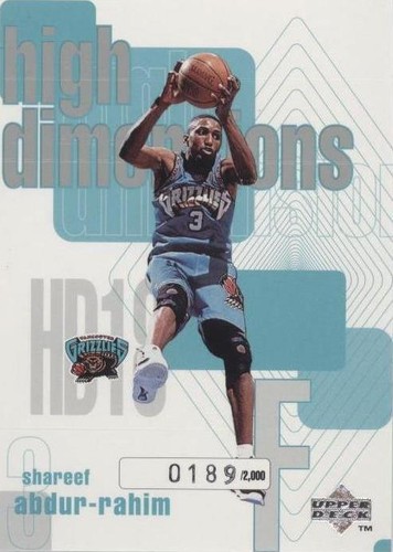 1997-98 Upper Deck - Shareef Abdur-Rahim #HD18