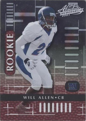 2001 Playoff Absolute Memorabilia Will Allen #144