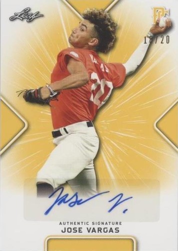 2021 Leaf Perfect Game National Showcase - Jose Vargas #BA-JV2