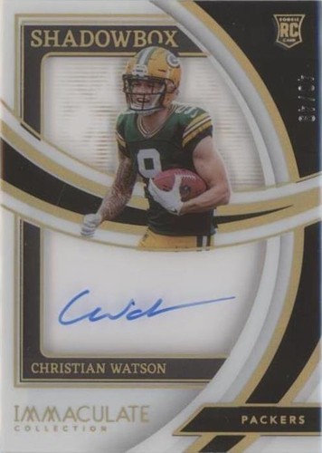 2022 Panini Immaculate Collection Christian Watson #RSH-CWA