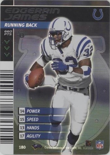 2001-02 NFL Showdown 1st Edition Edgerrin James #180